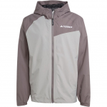 Adidas Multi 2L Rain.Rdy Moodne V&auml;rviline Blokk Kapuutsiga Jakk Meeste Jakk J&auml;&auml;-hall S&uuml;si-hall Must JN8809 L