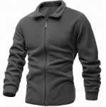 Meeste jakk, kahe n&auml;oga fliis, vaba vabaaja kapuutsiga s&otilde;jav&auml;e taktikaline jakk jakk termiline &uuml;ler&otilde;ivas Softshell tuulet&otilde;ke XXXL hall