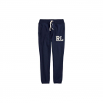 Polo Ralph Lauren S&uuml;gis/Talv 2022 &Uuml;hev&auml;rvilised Kirjaaplikatsiooniga Pingutusn&ouml;&ouml;riga Kootud Dressip&uuml;ksid Meeste Aluspesu Tumesinine MNPOPNT1BQ20259-410 XS