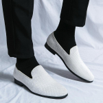 Klassikalised kingad Vabaaja Meeste Mokassiinid Uued Suured suurused 38-47 Lazy Peas kingad Tikandiga Mokassiinid Kingad Suede Nahast Pulmakleidikingad Zapatos 38 valge