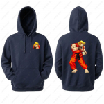 Street Fighter meeste kapuutsikas anime m&auml;ngu prindiga vabaaja pikkade varrukatega dressipluus kahepoolne streetwear s&uuml;giseks ropa de hombre S