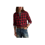 Polo Ralph Lauren ruuduline puuvillane flanellpikkade varrukatega s&auml;rk Meeste s&auml;rgid 710P00517-001 XL black