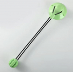 Interaktiivne koera iminapaga m&auml;nguasi heli ja toidu lekkega &ndash; vastupidavast kummist treeningpall m&otilde;istatuste ja k&ouml;ievedamise jaoks roheline