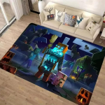 Stiilne 3D M-C Pikselkunsti Vaip Elutuba Magamistuba Vaip Lihtsalt Puhastatav Vaip Vastupidav Mugav Diivani Tooli Kodu Dekoor 120*160cm
