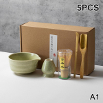 5/6 tk Matcha teekomplekt bambusest vispel teelusikas s&otilde;el matcha keraamiline kauss matcha vispel jaapani teearmastajatele teevalmistamise t&ouml;&ouml;riistad
