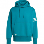 Adidas Originals Neuclassics V&auml;ike logo tikitud kolm triipu Mugav minimalistlik kapuutsiga pusa Meeste kapuutsid Traditsiooniline-Sinine JF9140 S