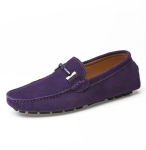 Korea stiilis suuremate m&otilde;&otilde;tudega mokassiinid - Ehtne nahast k&auml;sitsi &otilde;mmeldud meeste slip-on kingad kevadeks/suveks 5088 48 brown