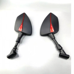for Honda CB150R CB125R CB250R CB300R CB400 CB500X/F CB650F CB400X CB650R CB750 Motorcycle Adjustabale Side Rearview Mirrors punane