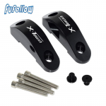 For KYMCO XTOWN X-TOWN 125i 300i x town Motorcycle Mirror Extension Kits Mirrors Holder Linking Forward Bracket Hole Adapter KYMCO Gray