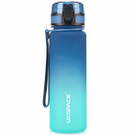UZSPACE 500ml Spordijoogipudel H&uuml;pikkaanega Ajajoonega Meeldetuletus Lekkekindel J&auml;&auml;tunud Tritanist Tass V&auml;lispordi Fitness BPA black and white