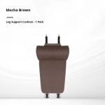 For CMC H230 H330 H530 New Car Seat Rest Cushion Nappa leather Seat Extender Leg Cushion Memory Foam Seat Padding Seat Covers Brown1