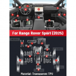 Kriimustuskindel Auto Sisekeskkonna Keskpaneeli Meediapaneeli Armatuurlaua Navigatsiooni TPU Kaitsekile RANGE ROVER SPORT Versioonile 2025 Left rudder driving