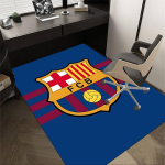 1 tk FC Barcelona erisuuruses libisemiskindel p&otilde;randamatt, kontorisse, perre, magamistuppa, stuudiosse, suur ala vaip, siseruumide vaibad 100cm by 120cm brown