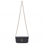 Saint Laurent Ysl Gaby Kuldne Logo Tepitud Lambanahast &Otilde;la-Risti Keha Telefonikott Naiste kotid Must 742579-1EL07-1000 Shopping Bag Set(Basic Set+Shopping Bag)