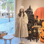 Pikk tuulejope eriti paksu fliisjakiga naistele, imiteeriv naaritsanahka, keskkonnas&otilde;bralik karusnahk, nooruslik ja moekas karusnahkjakk XXXL