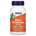 NOW Foods, Tsinkpikolinaat, 50 mg, 120 Taimset Kapslit