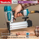 Makita Professionaalsed naelutus- ja klammerdusrelvad CN pistikuga (adapter kaasas)