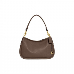 Coach Cary 28 &Uuml;hev&auml;rviline C-logoga T&otilde;mblukuga Nahast T&otilde;mblukuga &otilde;lakott Crossbody Kott Suur Naiste kott Tumehall CC437-B4CBD Basic Set (Bag+Dust Bag)