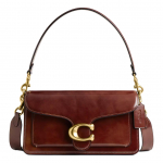 Coach Tabby 26 Kuldne Riistvara Eemaldatav &Otilde;larihm Sile Nahk K&auml;es Kantav Crossbody &Otilde;lakott Keskmine Naiste kotid S&uuml;gavpruun CW631-B4XB6 Basic Set (Bag+Dust Bag)