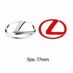 64mm 77mm galvaanilise kattega k&otilde;rgekvaliteediline metallist rooliratta logo Kleebised Lexus ES240 ES250 IS250 LX460 RX270 RX300 RX350 jaoks