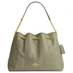 K&auml;ekott Coach Evelyn 34, tepitud detailide, nahast, suur, &otilde;lakott, naiste kotid, hall-roheline CDR00-IMPST Basic Set (Bag+Dust Bag)