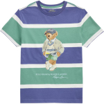 Polo Ralph Lauren Polo Bear Triibulise Prindiga L&uuml;hikeste Varrukate T-s&auml;rk Laste pealistikud Mitmev&auml;rviline 323971435001 L
