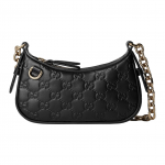 Gucci GG embleemi reljeefne logo Minikott &Otilde;lakott naistele Must 847091-AAFDV-1000 Basic Set (Bag+Dust Bag)