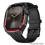 Metallkorpus+Silikoonrihm Apple Watchi rihmadele Series 11 10 46mm P&otilde;rutuskindel Kaitsekate Iwatch Series 9 8 7 45mm Rihm Series 11 46mm gray