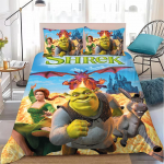S-Shrek Multifilm Naljakas Tekikott Komplekt Kodu Stiilis Voodipesu Pehme Pesu Puuvillane Voodi 3 Osaline Komplekt &Uuml;li&otilde;pilaste &Uuml;hikatoa Kingitus 135x200cm