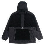 Adidas Sametine Kapuutsiga Spordijakk Poollukuga ja Logopatchwork Meeste Jakid Must HD0365 M black