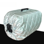Paksenatud isoleeritud lemmikloomakanduri kate Tuulekindel tepitud kate Kassikoerakandurite reisikoti kaitse n&ouml;&ouml;rsulguriga Suitable 48X32X30cm white