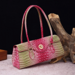 K&auml;ekott &Otilde;lakott Vintage kandekott kaenlaaluste kott Baguette kott Alligator Print kott naistele One Size