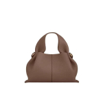 Pilvekotid Ehtne Nahk Kerge Luksus Prantsuse Pelmeenikott Euroopa ja Ameerika Retro K&otilde;rgklassi K&auml;ekott, Naiste Crossbody Kott large brown