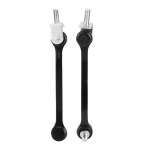 A2203200389 Esiosa Alumise Vedrustuse K&otilde;rguse Reguleerimisvardad 2 tk &Uuml;hendusvardad S CL-Klassi W215 W220 jaoks black