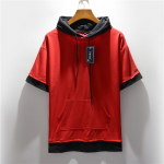T-s&auml;rk Meeste suvine vabaaja l&uuml;hikeste varrukatega kapuuts T&auml;navar&otilde;ivad Top T-s&auml;rk Pluus vabaaja meeste T-s&auml;rk Hip Hop Meeste T-s&auml;rgid Camisas Hombre M punane