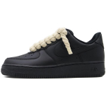 Nike Air Force 1 libisemiskindlad kulumiskindlad madalad rulaketsid Unisex Must CW2288-001(Team91- ) 42