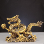 Hiina Feng Shui Draakoni Kuju Skulptuur Vask, Hiina Figuriin Ornament, Dekoratiivne