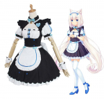 Kassit&uuml;druku Paradiis &Scaron;okolaadi Vanilli Neiu Kost&uuml;&uuml;m Cosplay V&otilde;idus&otilde;idu Riietus Extra Large