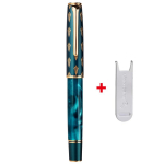 Hongdian N7 Vaik Kolb Purskkaevupliiats Ilus Roheline / Hall Paabulinnu Toti Korgiga EF/F 0.4/0.5mm Sile Kirjutamine Kontori Kingitus Tintpliiats (Green,F Nib) roheline