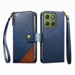 RFID-rahakott Moto G Stylus 5G 2026 G85 G75 G57 G54 G05 Edge 70 50 Fusion 60 Neo Pro jaoks, t&otilde;mblukuga kaardihoidja, p&otilde;rutuskindel kate For Moto G06 Power sinine