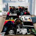 Tekikate Padjap&uuml;&uuml;r Voodipesukomplekt T&auml;iskasvanud Poiss The W-Weeknd Xo T&uuml;druk Magamistoa Kaunistus Laste Kingitus &Uuml;he- Kahekohaline Suur Suurus EU Single 90x200cm gray