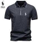 Ralph Lauren 2026 Kevad ja Suvi Uus Tikandiga Rullkaelusega Lukuga POLO S&auml;rk &Auml;ri Casual Meeste L&uuml;hikeste Varrukatega Polo S&auml;rk Meestele S