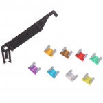 100x mikroauto auto madala profiiliga mini tera kaitsme komplekt 3A5A7.5A10A15A 20A25A30A