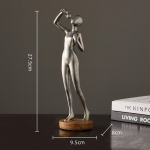 Vaik K&auml;sit&ouml;&ouml; Realistlik Figuur Skulptuur Abstraktne Muusik T&scaron;ello T&scaron;ellist Kitarr Kitarrim&auml;ngija Figuurid Kodu Kaunistus