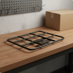 Elektriratta pakiraam Lihtne paigaldada Mootorratta kohaletoimetamine Tugev Toiduvedaja 53x43 Flat Plate