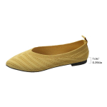 Naiste Ballerina Kingad Terava Ninaga Kootud Madalad Kingad Mugavad Kingad Naiste Elegantne Vabaaja T&ouml;&ouml;kontori Kingad Libisemisvastased Madalad Loaferid Lamedad Kingad 35