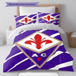 ACF Fiorentina Voodipesu Tekikott Komplekt Tekikott Padjap&uuml;&uuml;r Kodu Kaunistus S&uuml;nnip&auml;evakingitus (1 * tekikott + 2 * padjap&uuml;&uuml;ri, ilma s&uuml;damikuta) 135x200cm purple