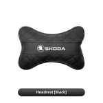 WOHE7 1 tk Nahast Autoistme Seljatoe Peatoe Kaelapadi Skoda Octavia Superb Rapid Kodiaq Karoq Fabia Kamiq Enyaq Citigo Yeti Scala jaoks