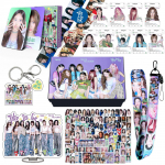 TWICE THIS IS FOR 4. t&auml;ispikk albumi kinkekarbi komplekt, K-popi iidoli kaupade kollektsioon Lomo kaardihoidja V&otilde;tmehoidja Kleebised Pael Parim kingitus Once'ile