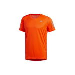 Adidas T-s&auml;rgid Meeste Oranž &Uuml;mmarguse kaelusega M&otilde;&otilde;dukas sirge l&otilde;ikega DZ9002 S